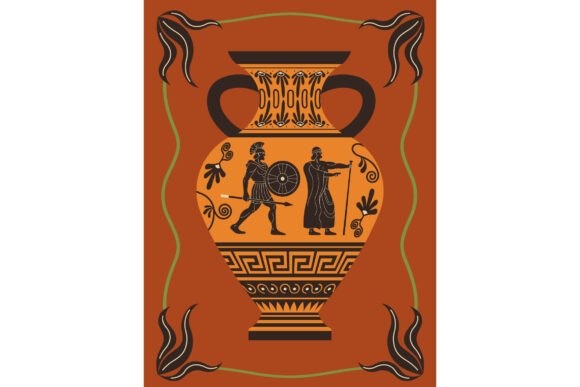Classical Vase Illustration: Graphics & Illustrations Review