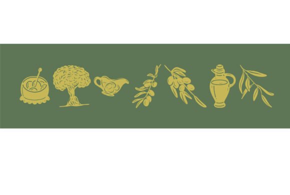 Olives SVG: A Hand-Drawn Olive Set That Stitches with Soul
