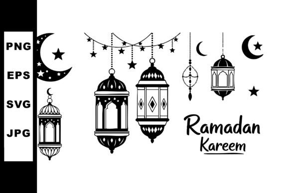 Ramadan Kareem Lanterns: Graphics & Illustrations