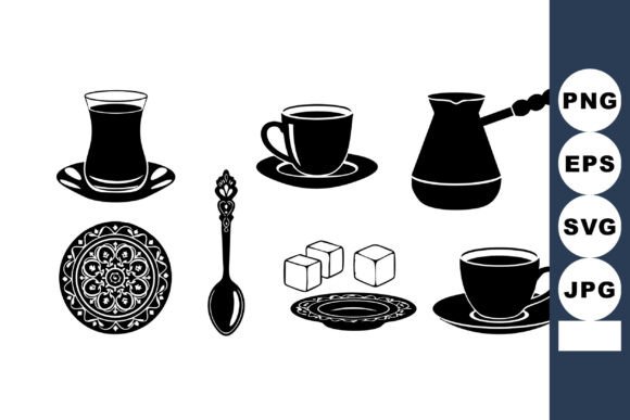 Turkish Coffee Graphics & Illustrations